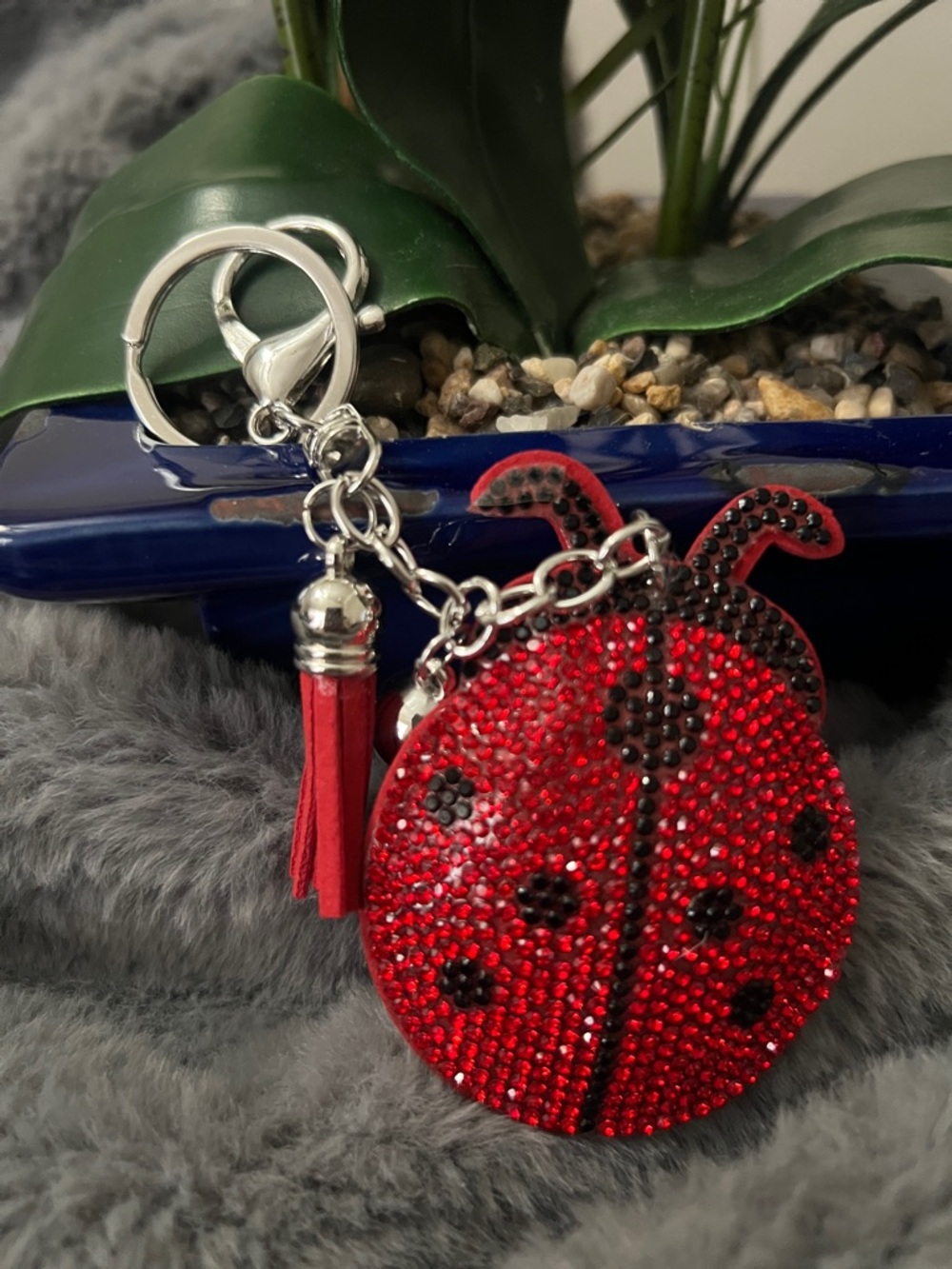 Ladybug Purse / Keychain charm NWT
